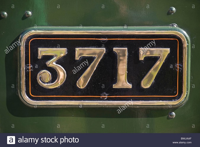 brass-number-plate-city-of-truro-3717-gwr-3700-class-3440-the-first-BWJAAF.jpg